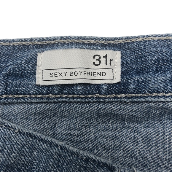 GAP 1969 Mid Rise Distressed Sexy Boyfriend Jeans - Picture 13 of 16